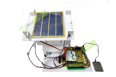 Dual Axis Solar Tracking System with Weather Sensor