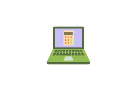 Laptop Icon Cute Calculator Graphic by workiestudio · Creative Fabrica