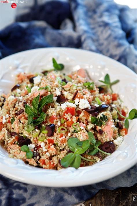 Salmon Quinoa Salad - Marla Meridith