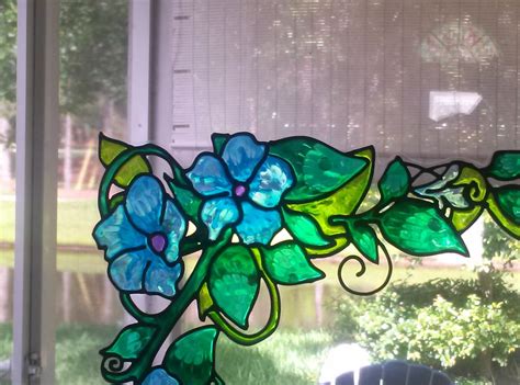 Corner Flower Window Clings - Etsy