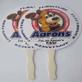 Custom Printed Cardboard Hand Fan With Wooden Handle - Buy Custom Printed Folding Fan,Custom ...