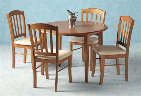 Houlette Drop Leaf Oak Dining Set Table And 4 Chairs | eBay