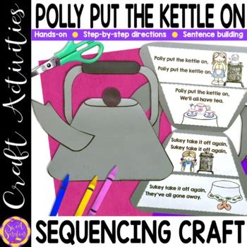 Polly Put the Kettle On Craft | Nursery Rhymes Crafts | Nursery Rhyme Sequencing