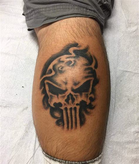 Bold and Fearless: Punisher Skull Tattoo Ideas