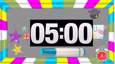 5 Minute Countdown Timer With Music for Kids |Music| - YouTube