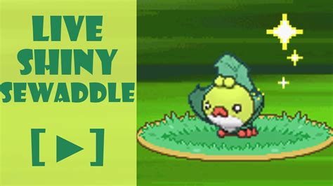 [LIVE] Shiny Sewaddle - 400+ Dex Nav Encounters! - YouTube