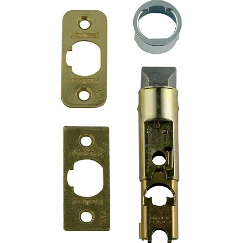 Shop Kwikset Adjustable Entry Latch, Polished Brass at Lowes.com