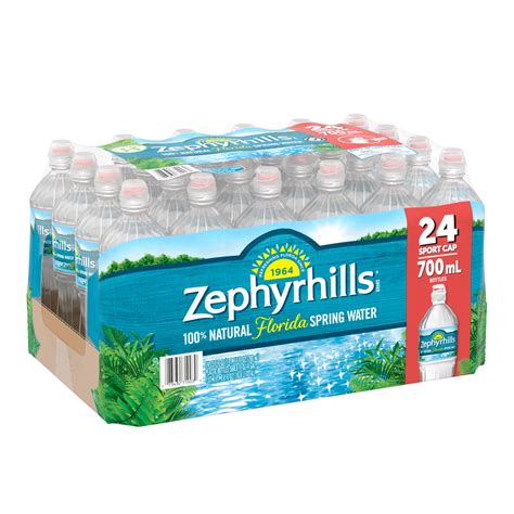 Zephyrhills® Spring Water | Sport Cap 700ml 24-Pack| ReadyRefresh