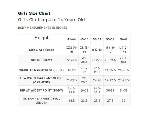 Billabong Size Chart | Saint Bernard