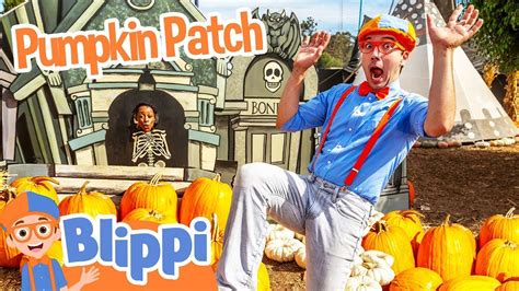 Blippi and Meekah’s Spooky Pumpkin Patch Playdate! Halloween Episodes ...