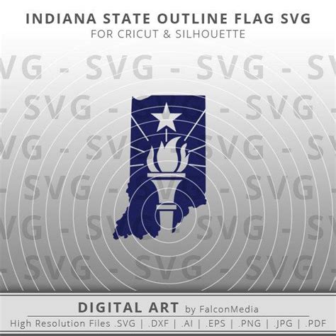 Indiana State Flag Vector at Vectorified.com | Collection of Indiana ...