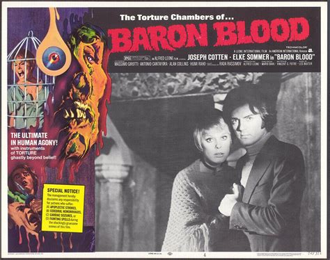 BARON BLOOD (1972) Original Lobby Card | #3776788357