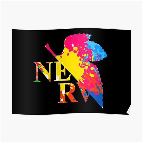 "Nerv Logo" Poster for Sale by Raeex | Redbubble