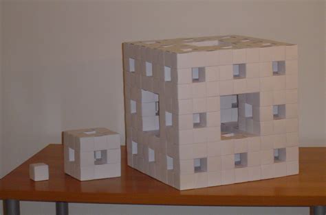 Menger Sponge (level 2) - Origami by Michał Kosmulski