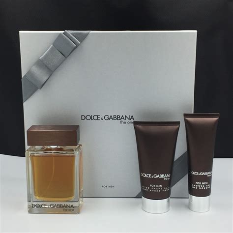 Dolce & Gabbana The One For Men Set 100ml Edt Spray + Two Products