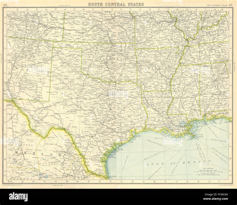 Texas oklahoma map hi-res stock photography and images - Alamy