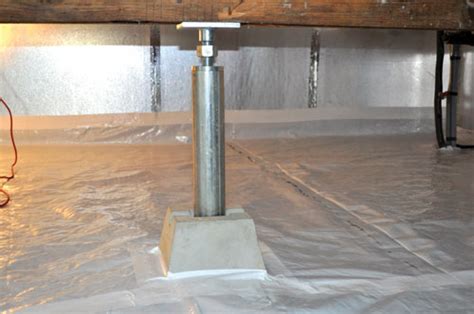 SmartJack™ Crawl Space Stabilizer | Adjustable Floor Joist Support