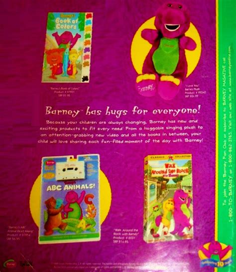 Barney Products Of 1999 #2 by BestBarneyFan on DeviantArt