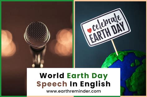 3 Unique World Earth Day Speech In English | Earth Reminder