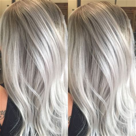 10 großartige Haarfarben für 2018. | Einfache Frisuren | Silver blonde ...