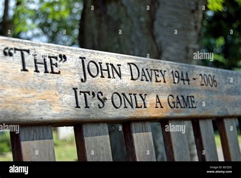 inscription on a memorial bench iin east sheen cemetery, southwest ...