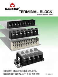 Degson Electronics | Terminal Blocks | NAC Semi - NAC Semi