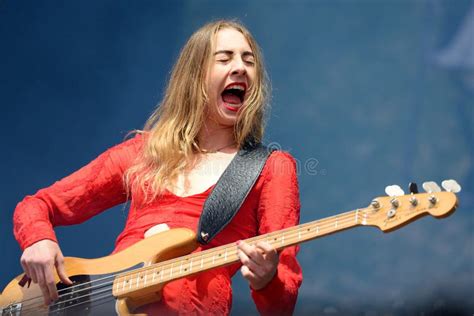 Este Haim, Bass Player of Haim Band, Performance at Heineken Primavera Sound 2014 Editorial ...