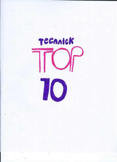 TeenNick Top 10 Logo by NickelodeonLover on DeviantArt