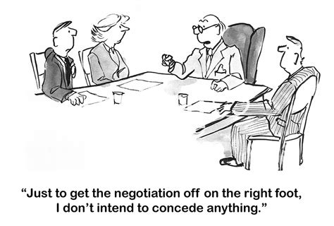 No negotiation - Cartoon Resource