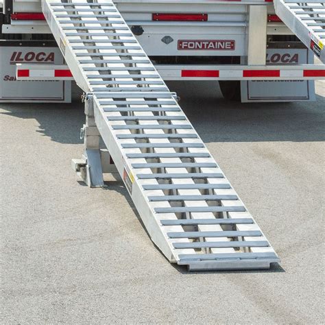 Modular Ramp System with Load Levelers for Step Deck Trailers with 24" Step | Discount Ramps