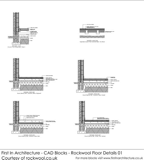 Free CAD Blocks - Floor Details