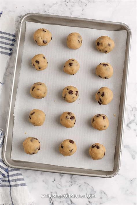 Chocolate Chip Cookie Dough Balls - The Shortcut Kitchen