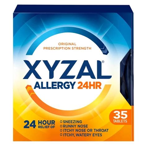 Xyzal Allergy Relief Tablets - Levocetirizine Dihydrochloride - 35ct : Target