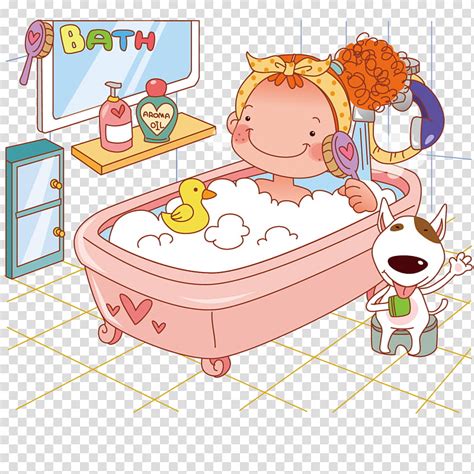 Bubble Bath Illustration