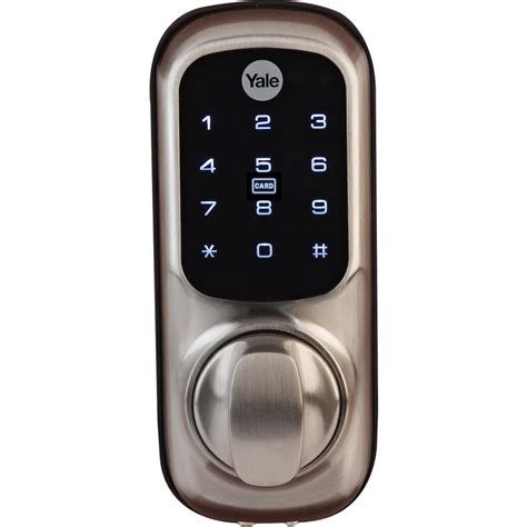 Yale Keyless Connected Door Lock Satin Nickel | Toolstation