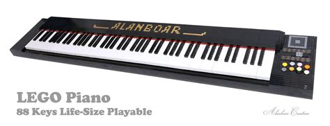 LEGO Piano (Life Size 88 Keys Playable) | Builder : Alanboar… | Flickr