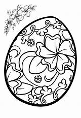 Easter Flowers Coloring Pages sketch template