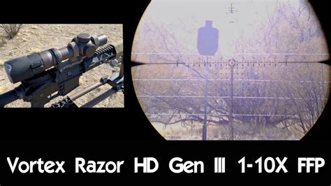 Vortex Razor HD Gen III 1-10x LPVO - YouTube