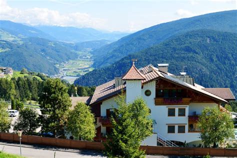 The City of Maranza, South Tirol, Italy Stock Photo - Image of flora ...