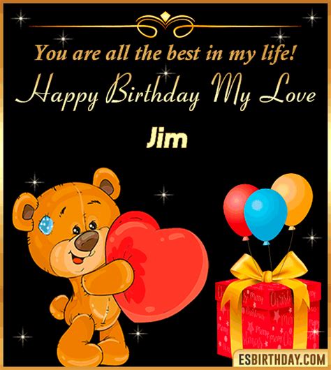 Happy Birthday Jim GIF 🎂 Images Animated Wishes【28 GiFs】