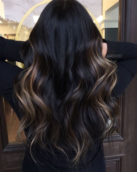 Ombré balayage brown hair brunette brown hair balayage subtle long hair ...