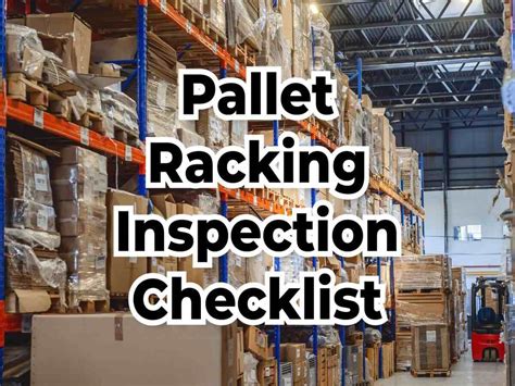 Warehouse Pallet Racking Inspection Checklist | EMT Systems