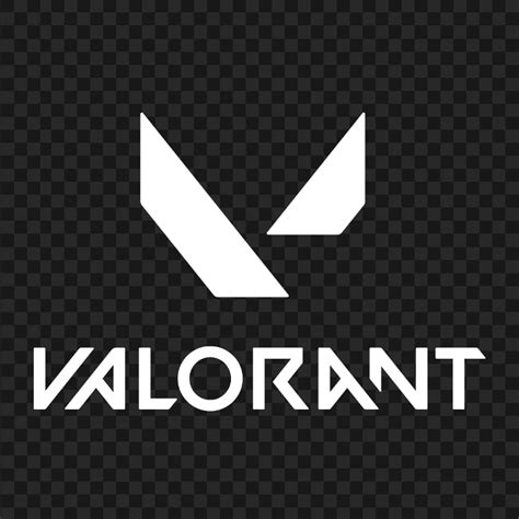 HD Valorant White Official Logo With Symbol PNG | Citypng