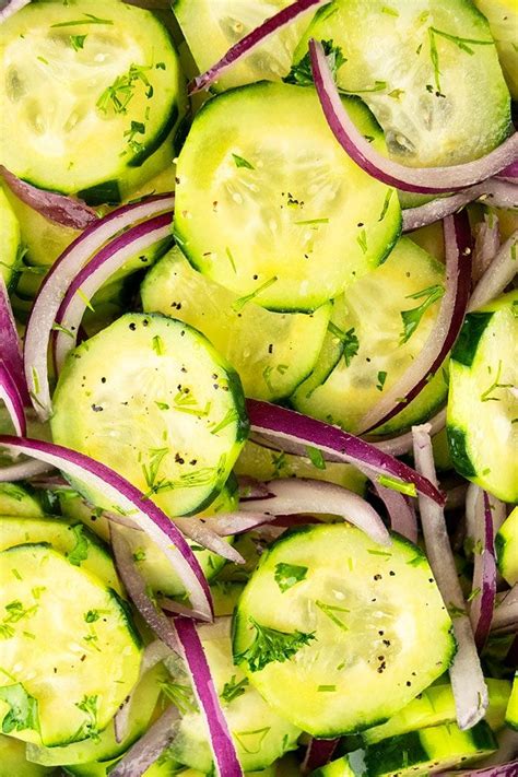 Cucumber Onion Salad (One Bowl) | One Pot Recipes | Cucumber onion salad, Onion salad, Soup and ...