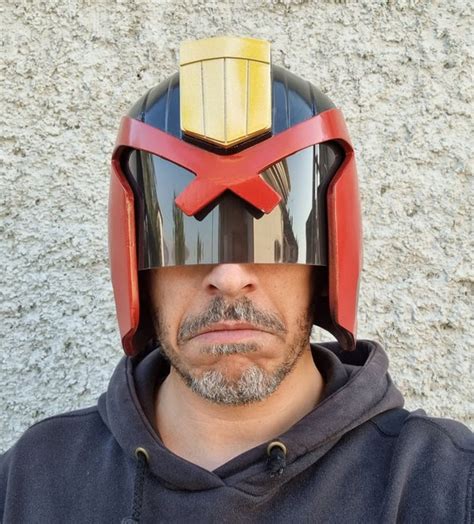 Judge Dredd Helmet Wearable - Etsy