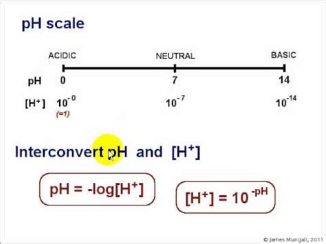 2. Acid base chemistry - The pH Scale - YouTube