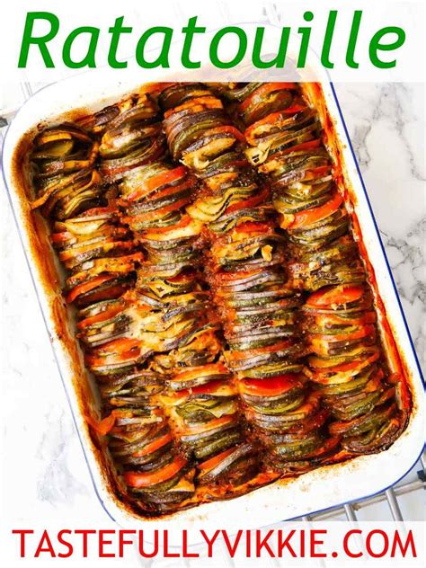 Ratatouille Recipe with Melted Cheese in 2020 | Ratatouille recipe, French ratatouille recipe ...