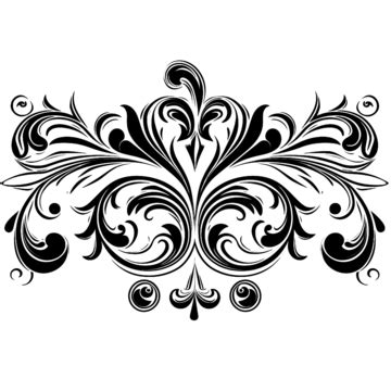 Baroque Beautiful Decorative Patterns Without Buckles, Baroque, Pattern, Decorate PNG ...