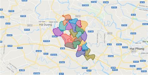 Map of Thanh Ha district - Hai Duong - Thong Thai Real