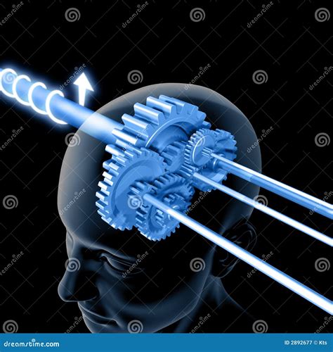 The Brain Is Thinking (Gears) Royalty Free Stock Photography - Image ...